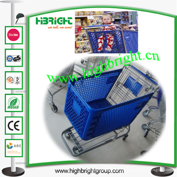 Modelo de supermercado Trolley Plastic